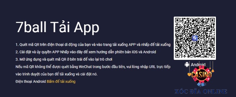 Tải app 7ball cho Android