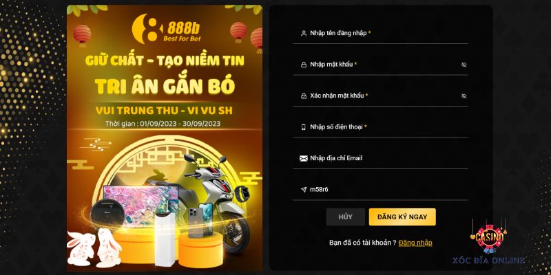 Đăng ký 888b như thế nào?